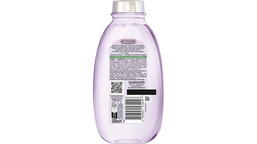 Garnier Wahre Schätze Glättendes Shampoo Reiswasser Ritual & Stärke 300 ml