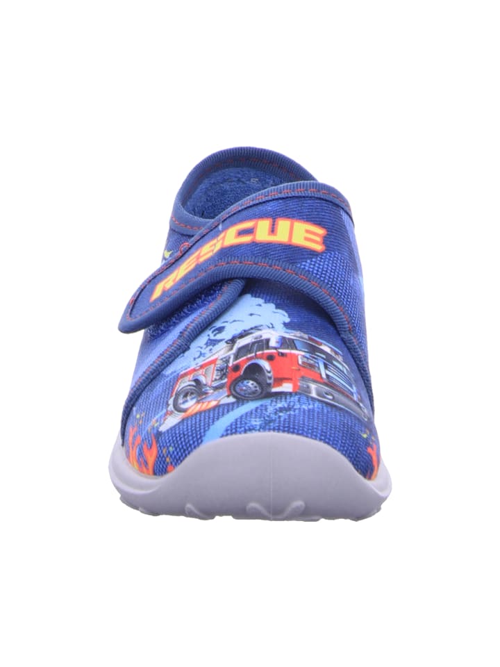 Fischer Markenschuh Hausschuh in blau günstig kaufen