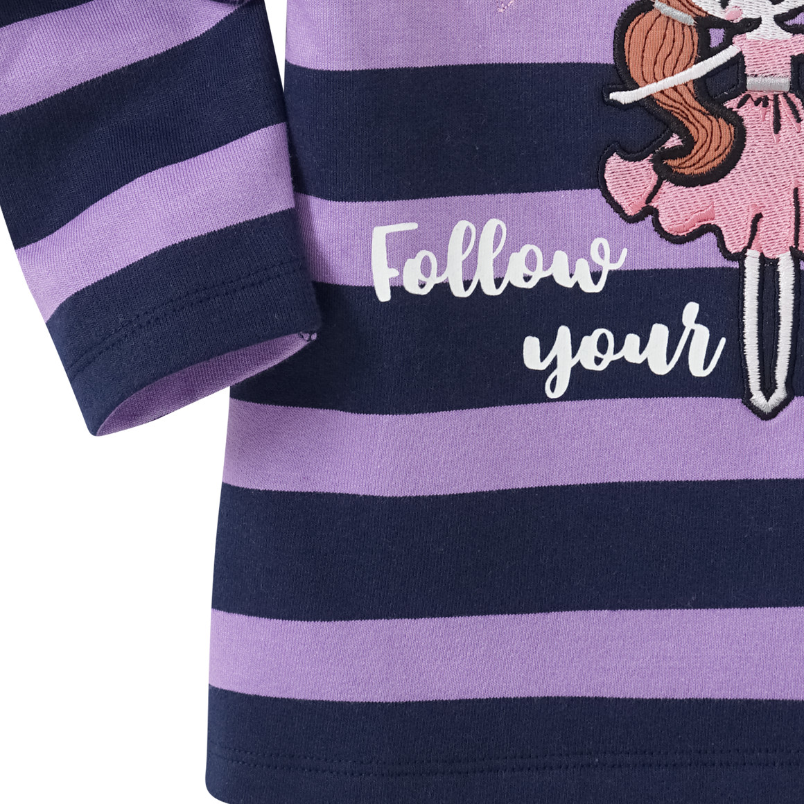 Mädchen Hoodie mit Prinzessin-Applikation
