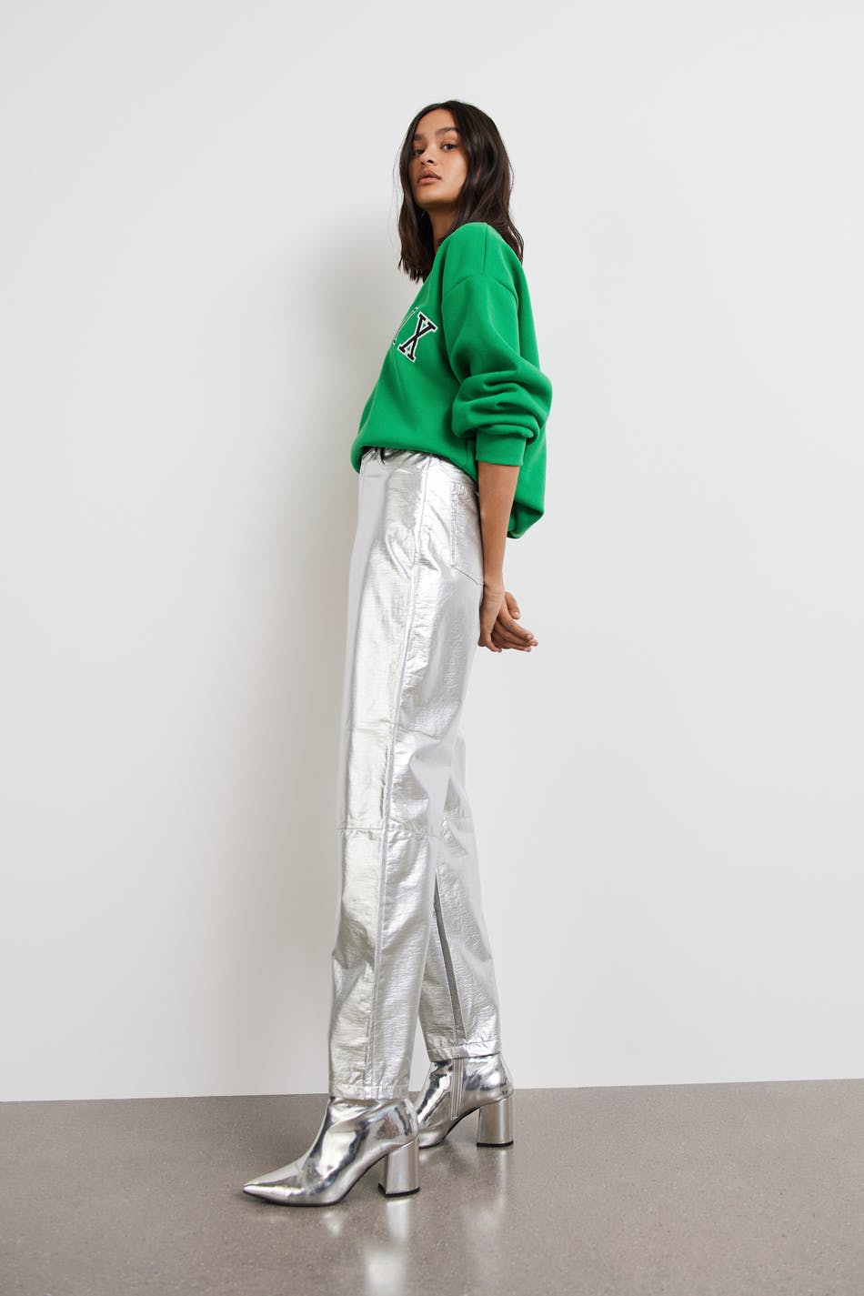 Silva pu trousers