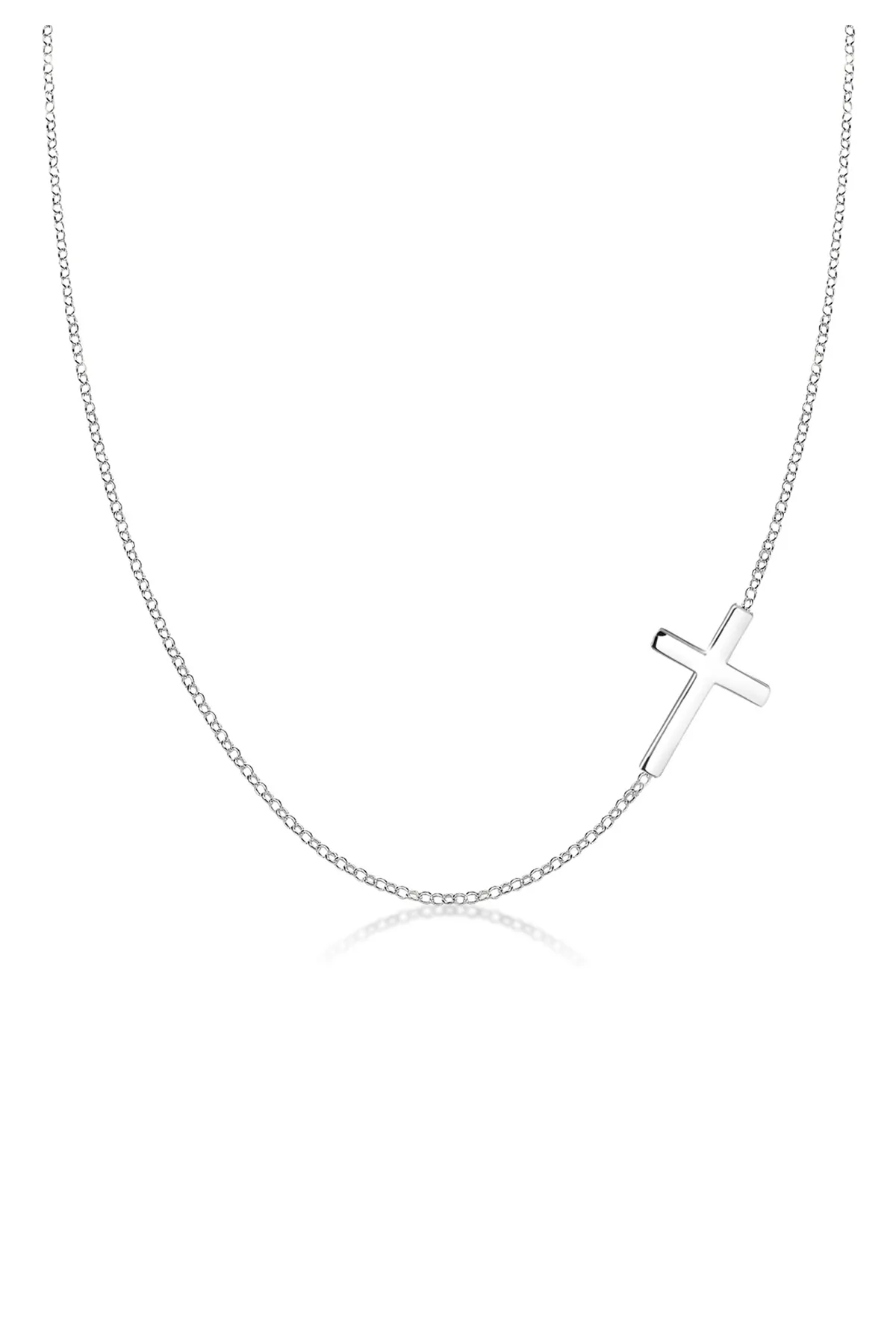 ELLI  Halskette Trend Kreuz Symbol Glaube Religion 925 Silber