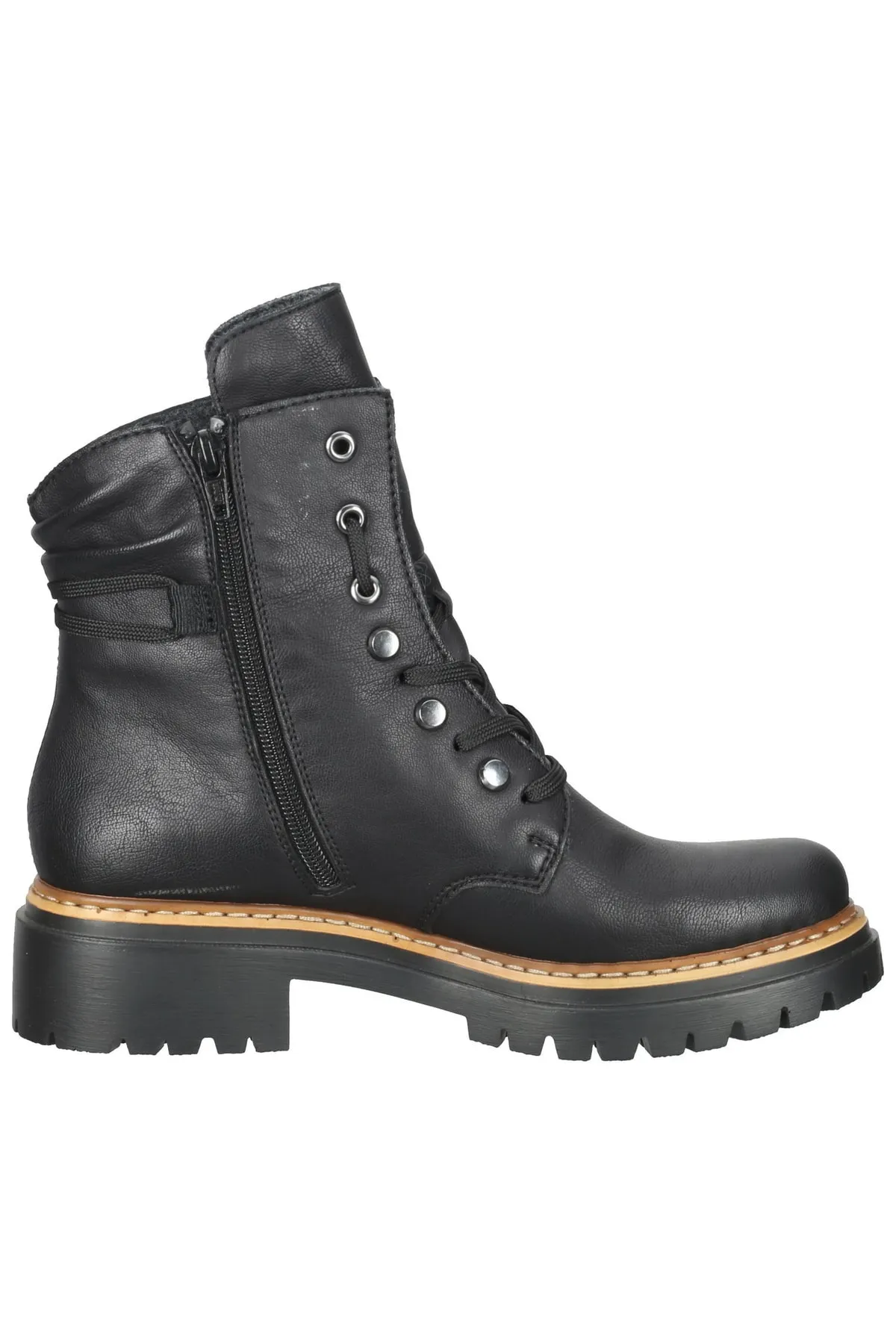 Rieker  Stiefelette - Schwarz - Blockabsatz