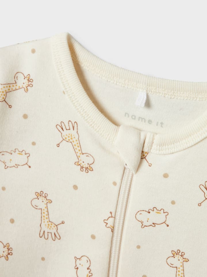 name it Schlafstrampler 2er Pack NBNNIGHTSUIT ZIP GIRAFFE in jet stream günstig kaufen
