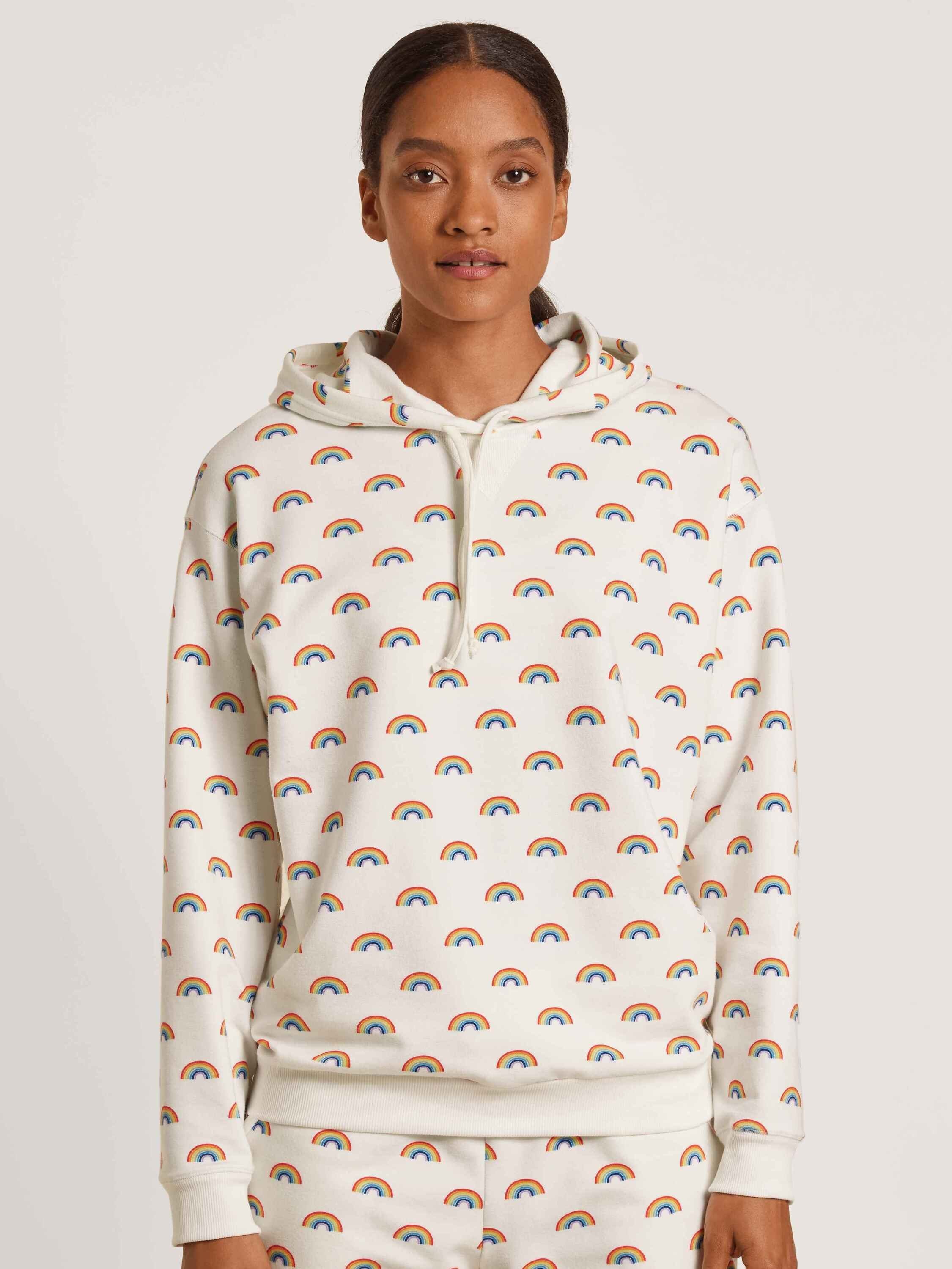 CALIDA Rundhalspullover Sweatshirt mit Kapuze (1-tlg)