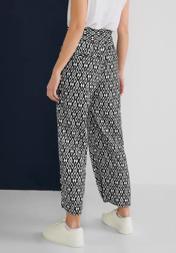 Street One Loose Fit Hose mit Print