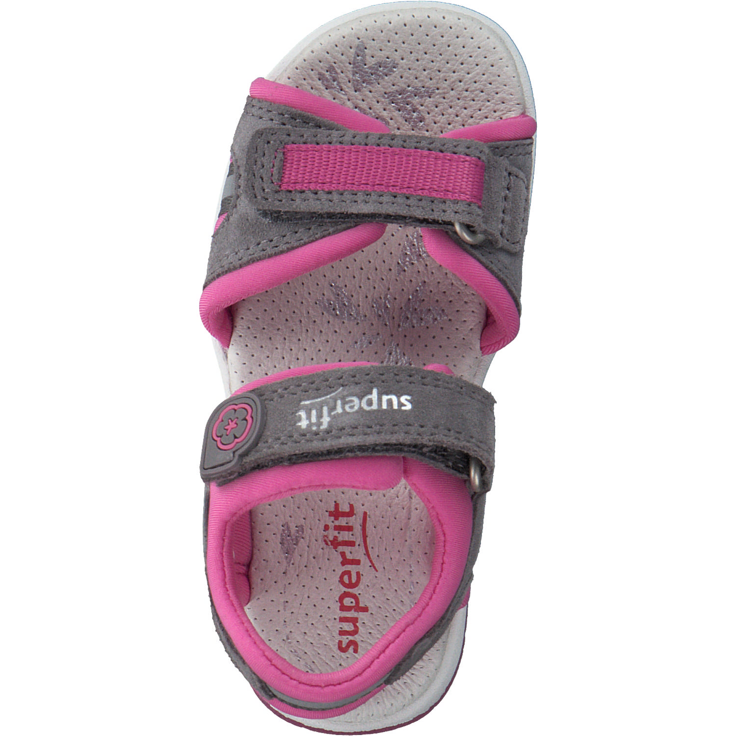 Superfit SUNNY 06127, Sandalen (Kinder), Kinder, hellgrau/rosa