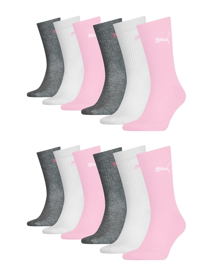 Puma Socken PUMA JUNIOR CREW 12P in Rose 8564 günstig kaufen