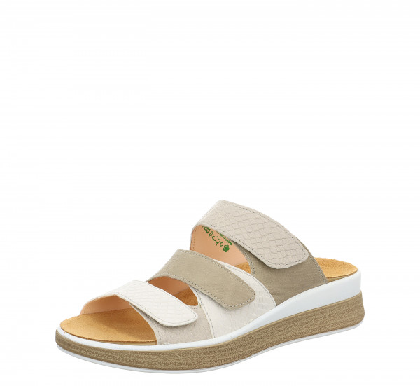 MEGGIE Pantolette - Bianco/Kombi