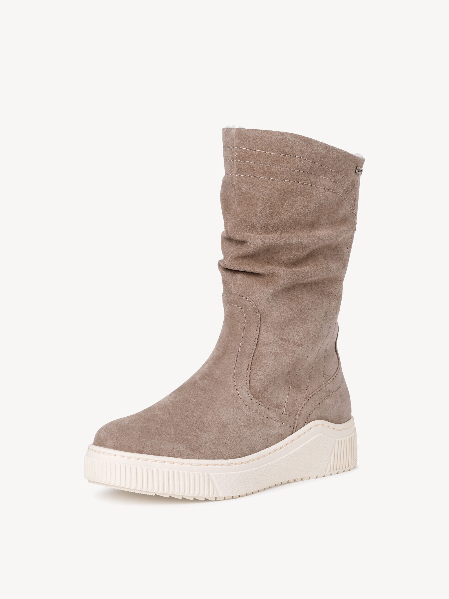 Bottine en cuir - marron