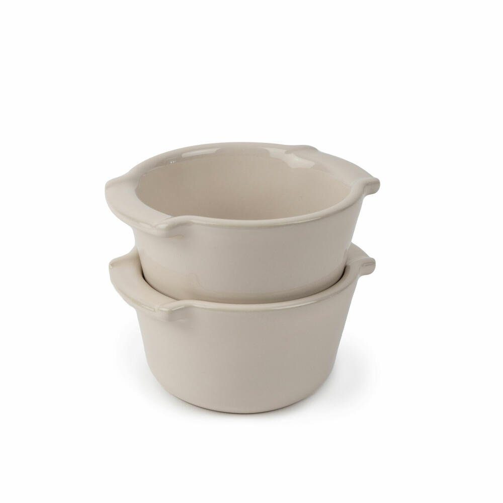 PEUGEOT Backform Ramekin Appolia Duo Ecru, 11 cm, (Set 2-tlg)