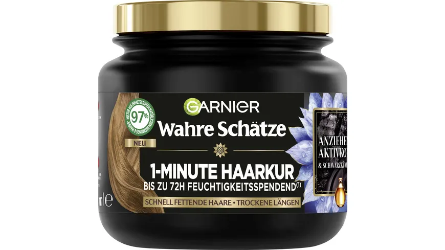 Garnier Wahre Schätze Maske Charcoal 340 ml