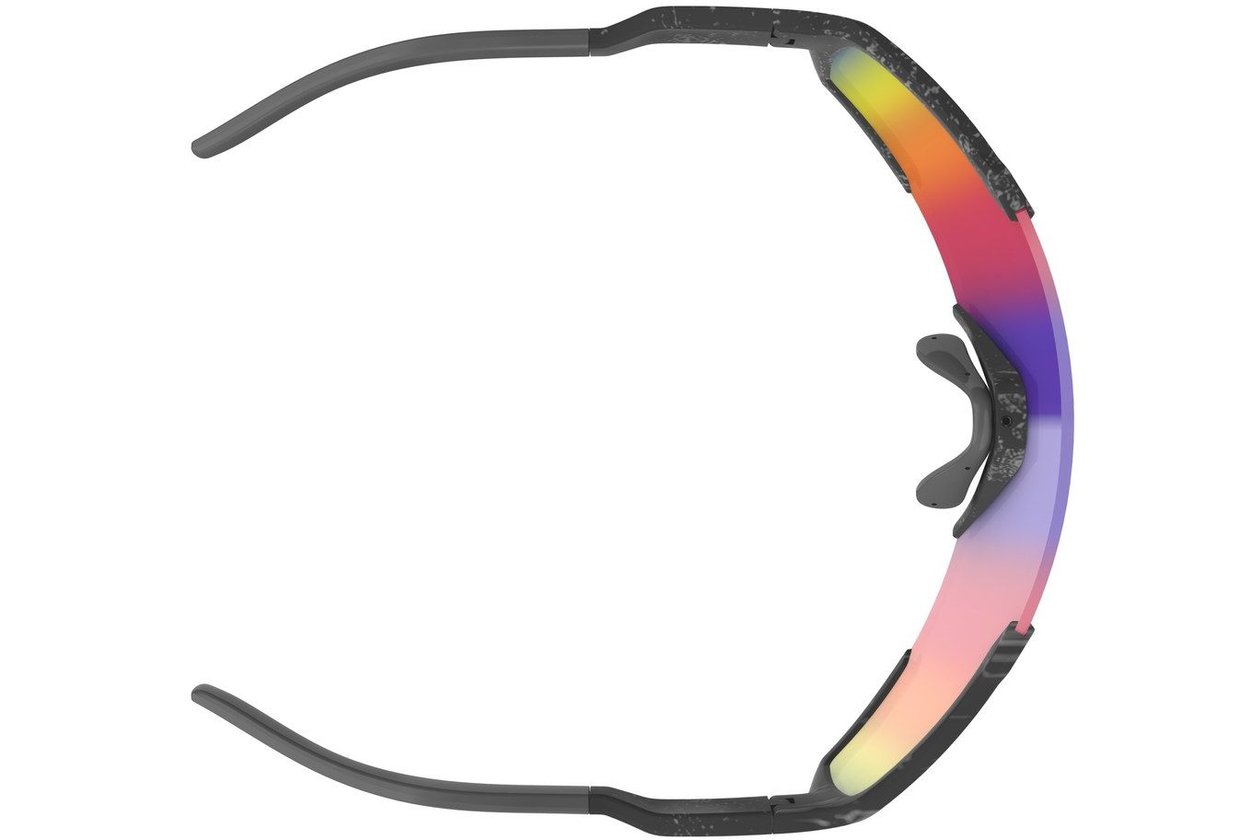 Scott Shield Sonnenbrille marble black / teal chrome