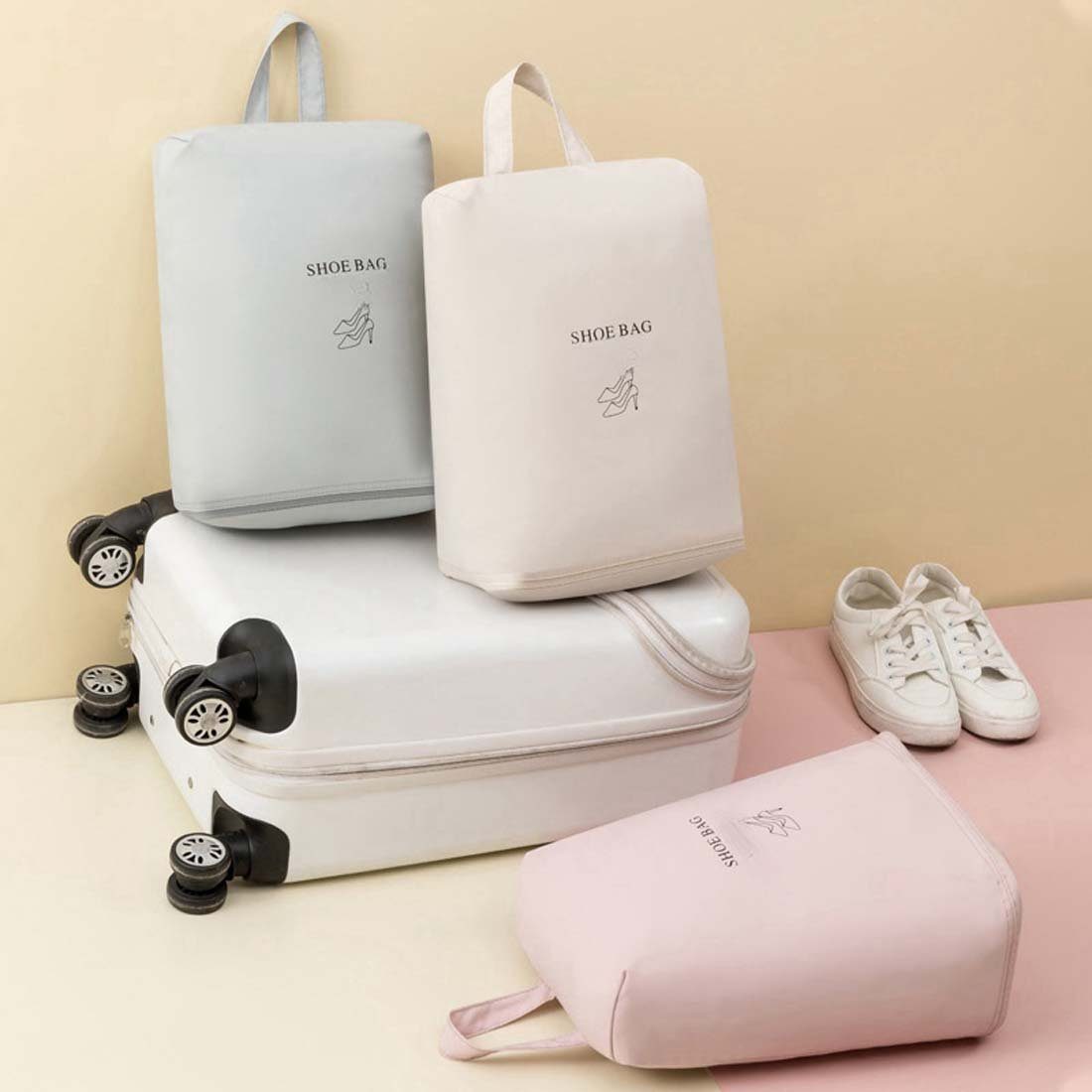 YANN Aufbewahrungstasche Tragbare Schuhaufbewahrungstasche, (staubdichte, feuchtigkeitsbeständige und schimmelresistente Schuhaufbewahrungstasche, 1-tlg), tragbare Schuhtasche für Reisen und Geschäftsreisen