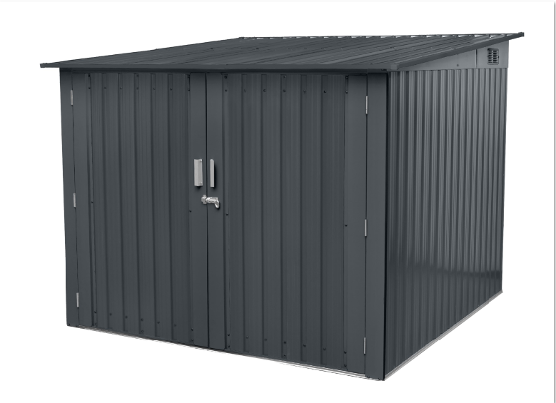 Green Yard Fahrradgarage-/Fahrradhaus-/Fahrradbox Metall ca. 204 x 206 x 163 cm