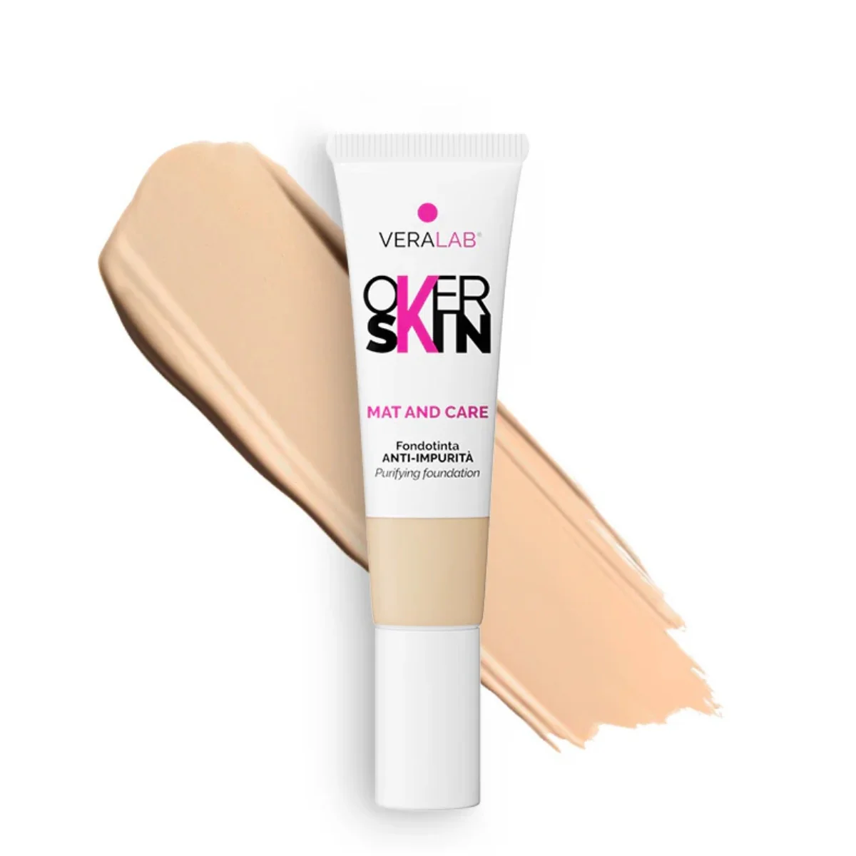 Base de maquillaje líquida MAT AND CARE para el rostro