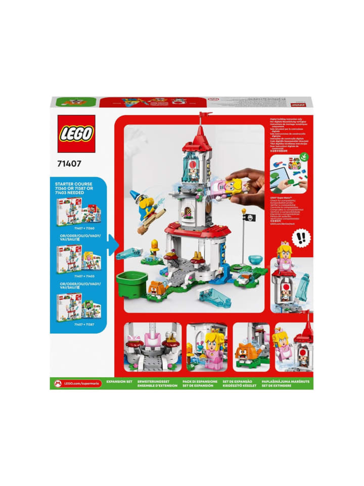LEGO Super Mario Katzen-Peach-Anzug und Eisturm in Mehrfarbig ab 7 Jahre günstig kaufen onesize