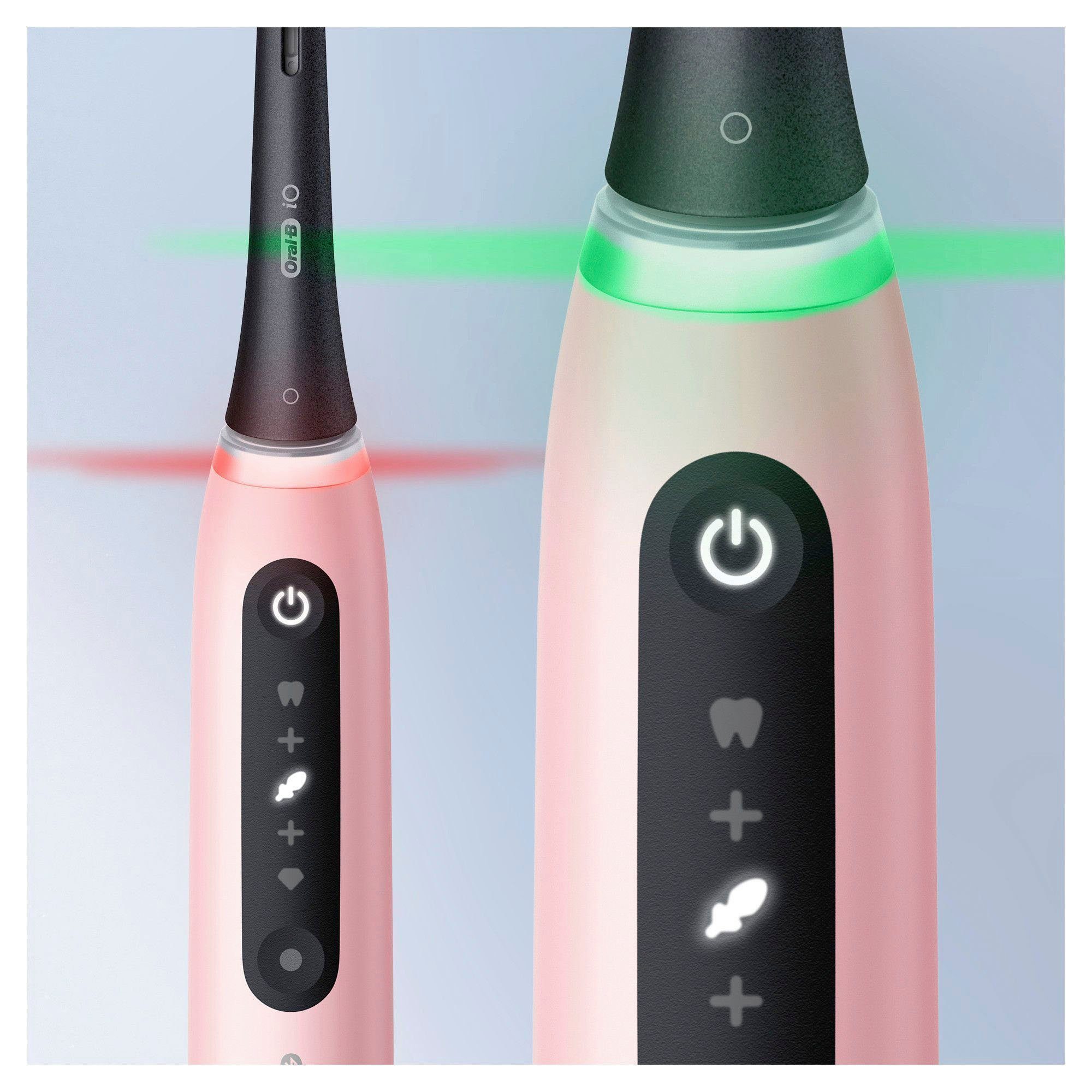 Oral-B Elektrische Zahnbürste iO 5, Aufsteckbürsten: 1 St., mit Magnet-Technologie, LED-Anzeige, 5 Putzmodi, Reiseetui