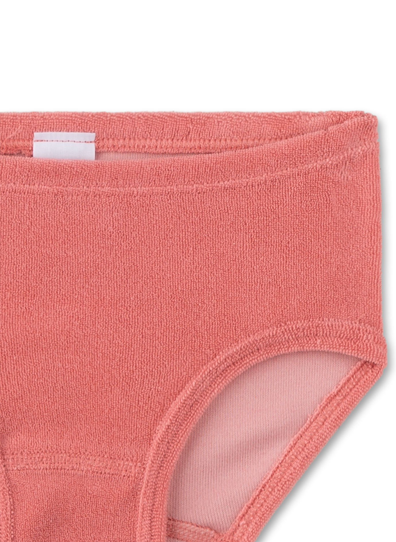 Mädchen-Hüftslip Rosa aus Frottee