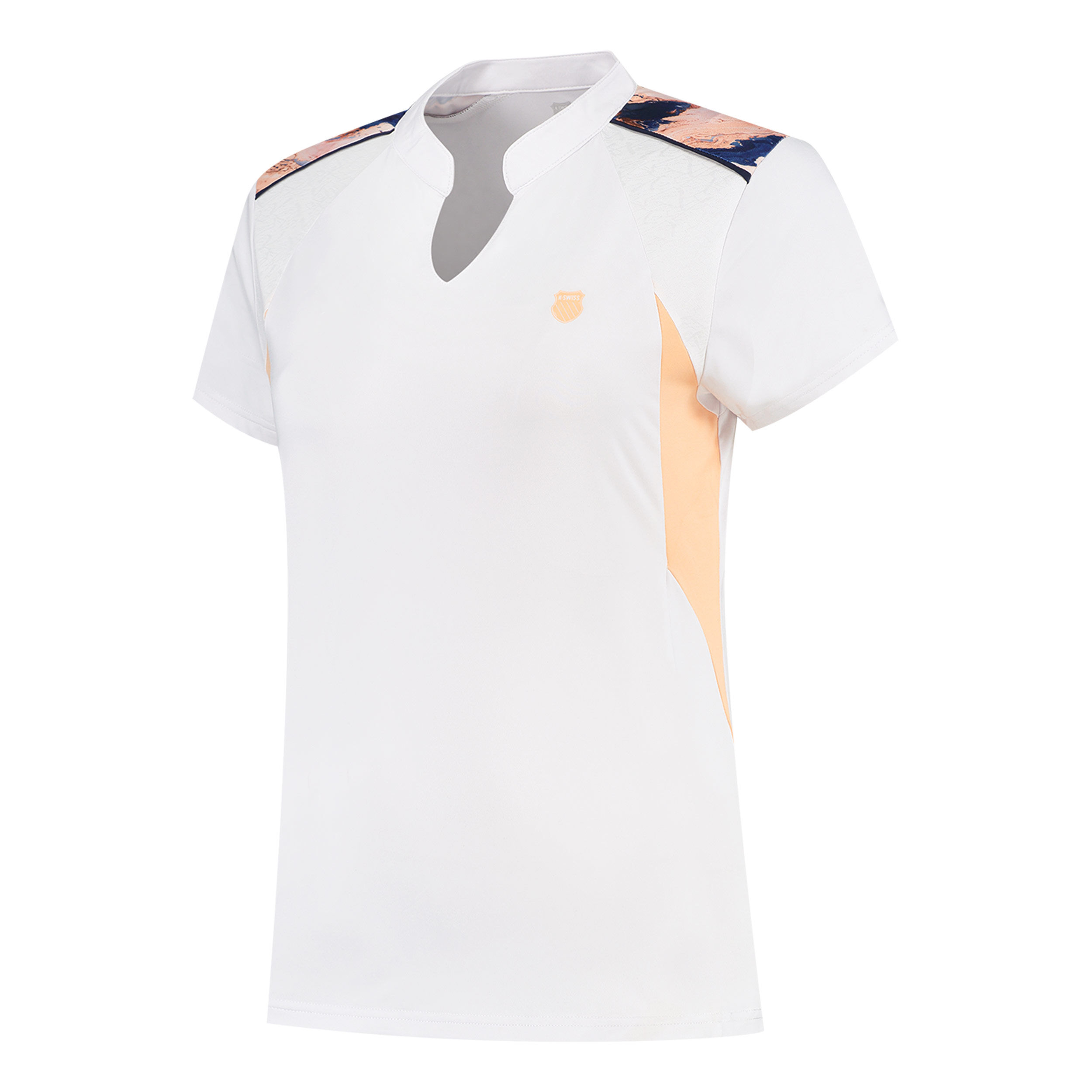 Hypercourt Advantage 3 T-Shirt Damen - Weiß, Apricot
