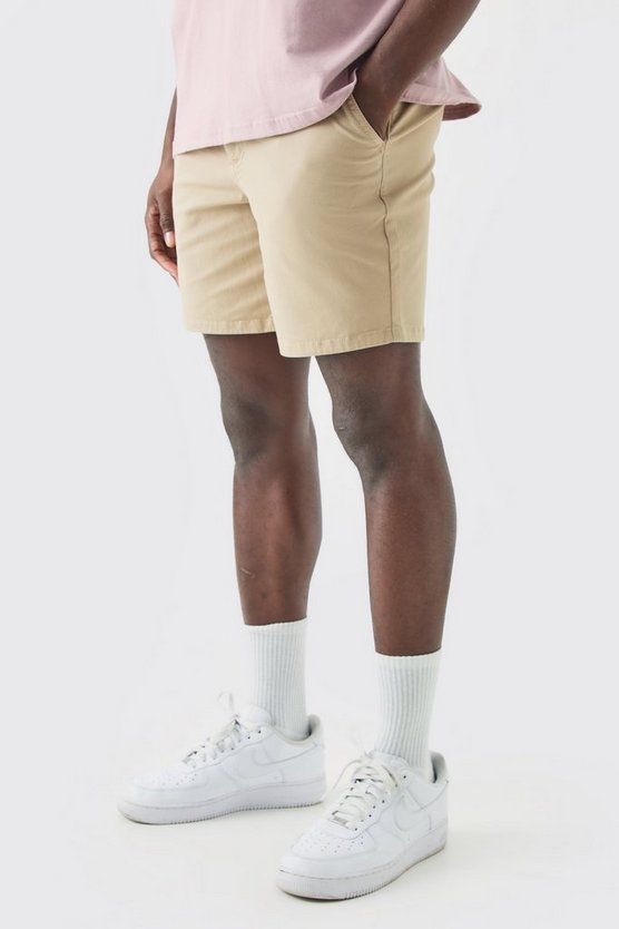 Skinny Chino-Shorts