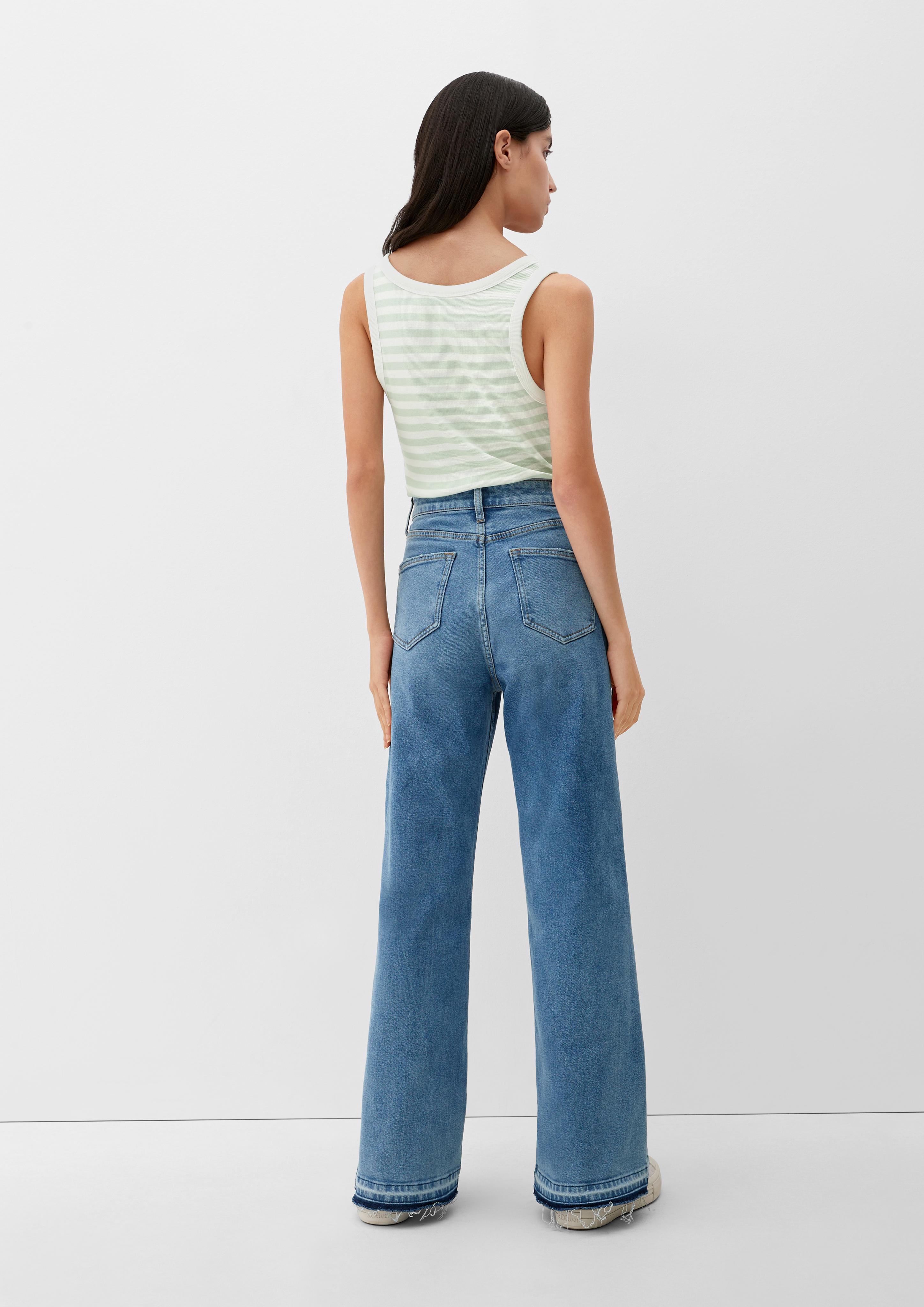 Streifentop mit Rippstruktur  2130702-65G9