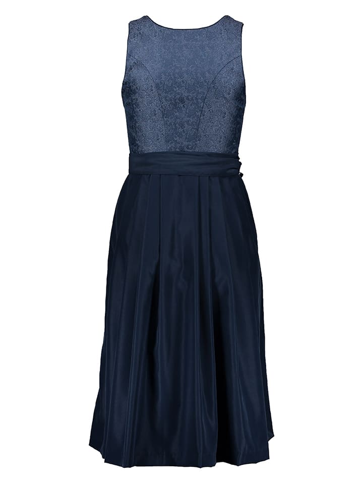 Turi Landhaus Dirndl in Dunkelblau günstig kaufen