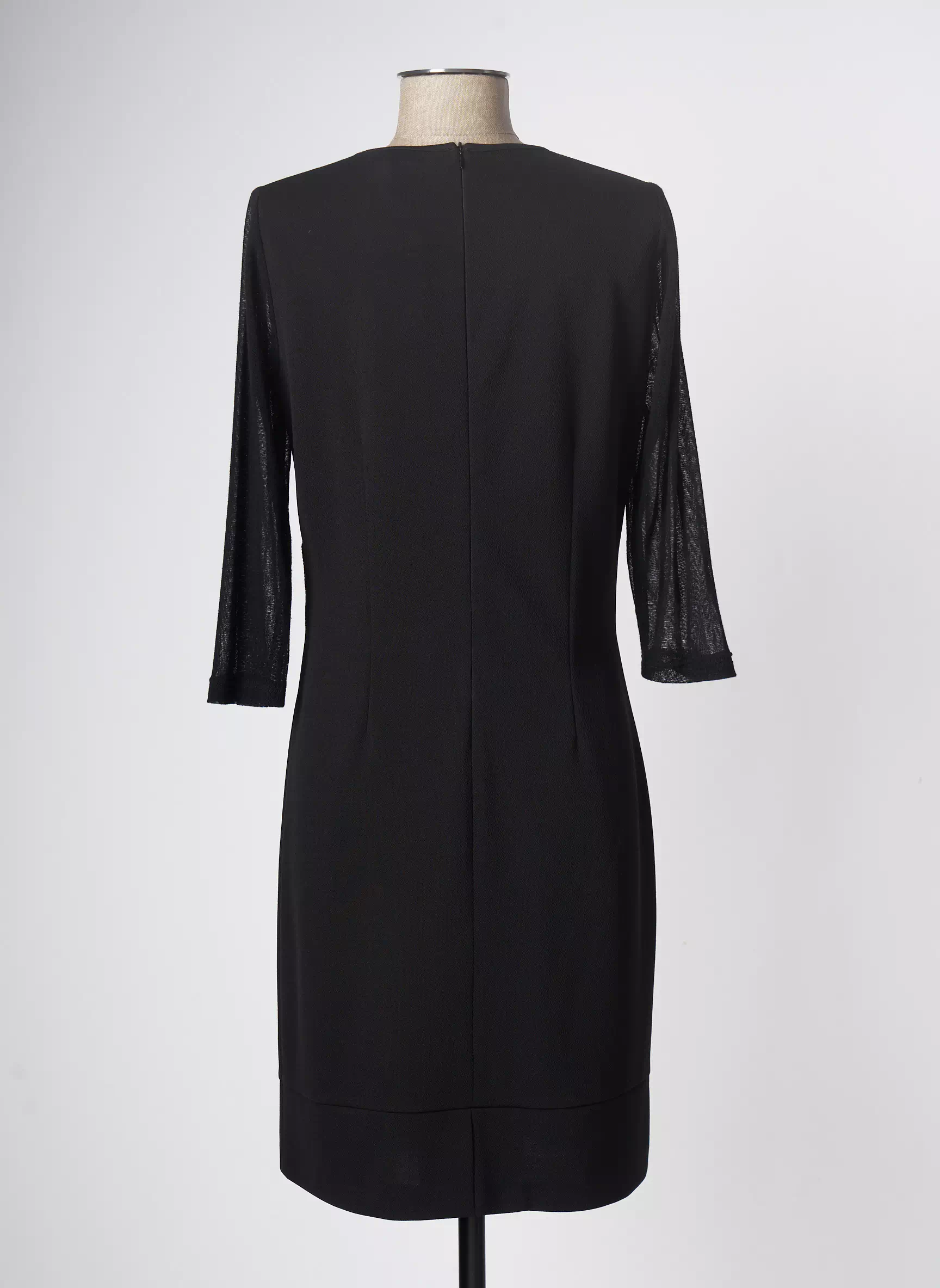 Meri Esca Robes Mi Longues Femme couleur noir