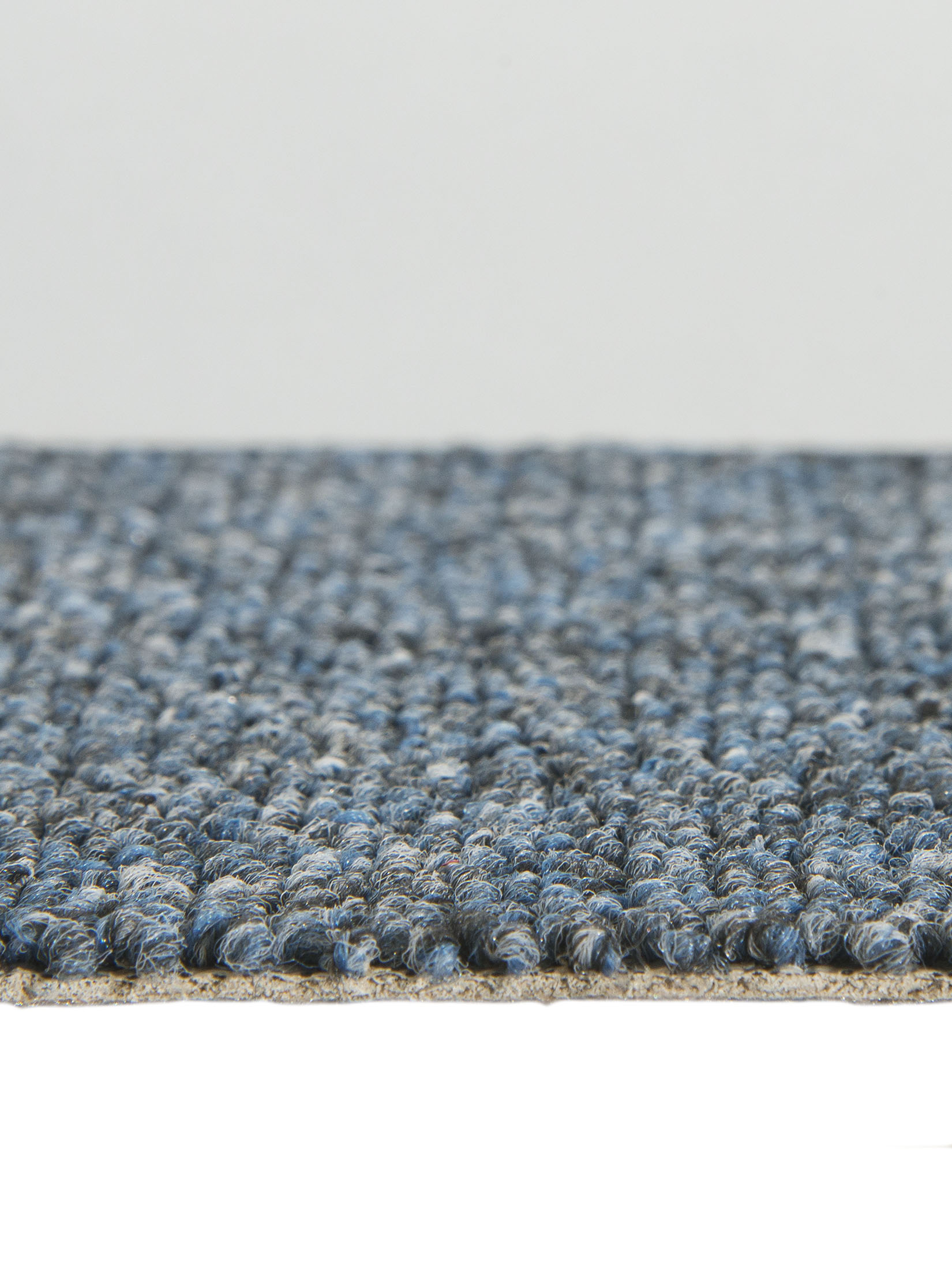 Color Schlingen-Teppichboden, Taubenblau 35