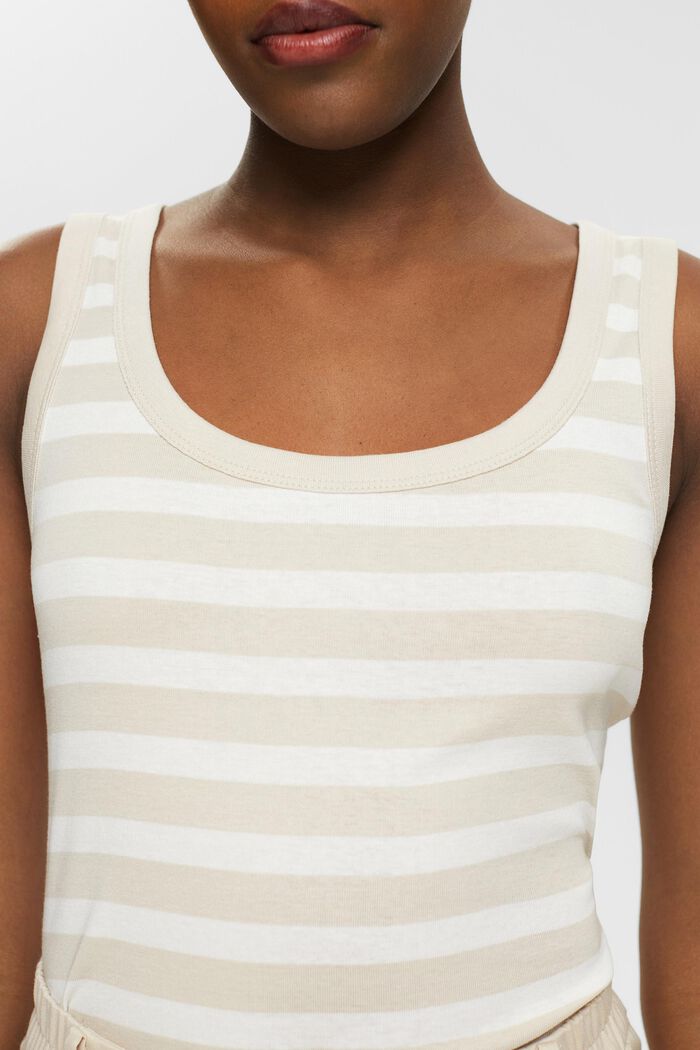 Gestreiftes Tanktop aus Baumwolle