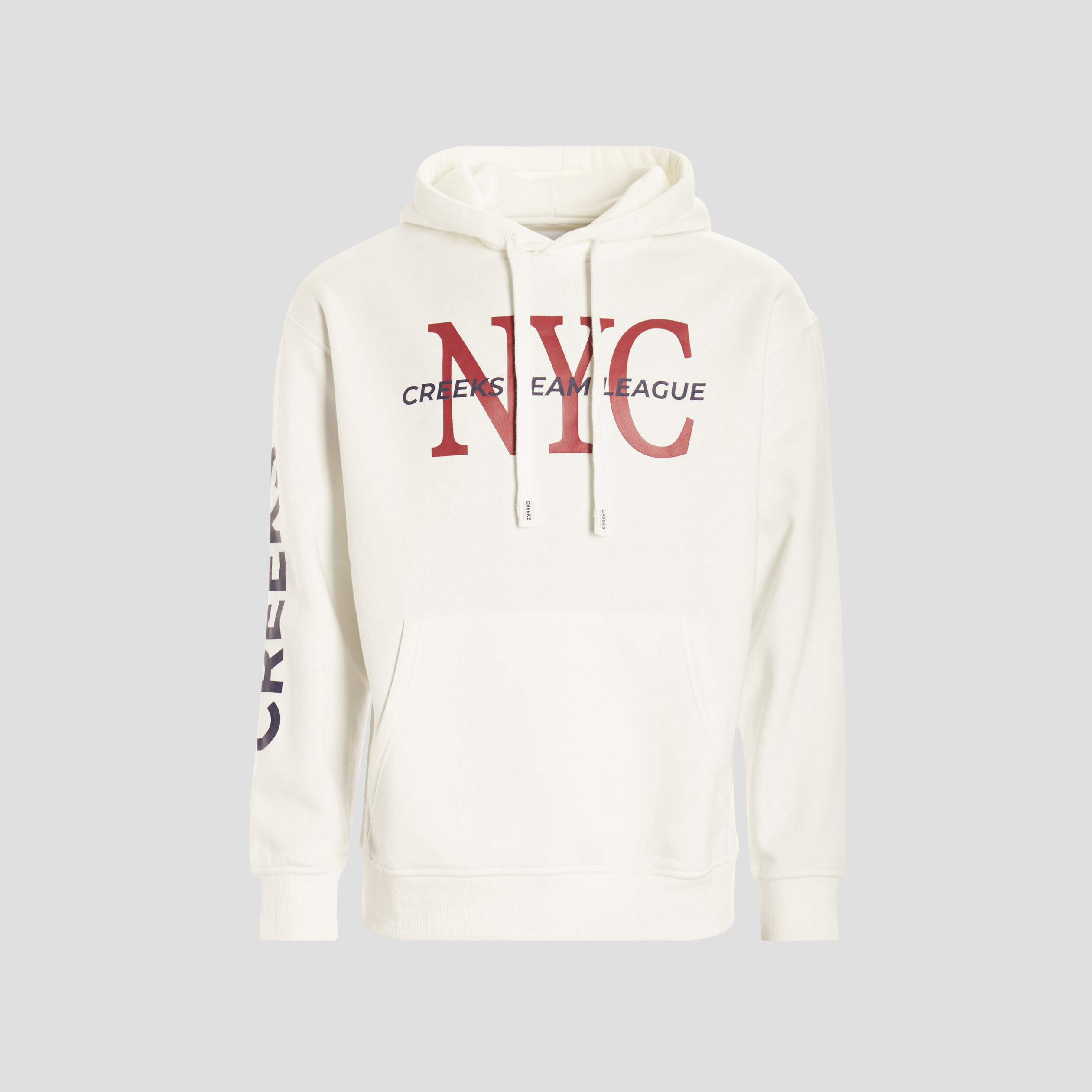 Sweat à capuche hoodie Creeks ivoire homme | La Halle