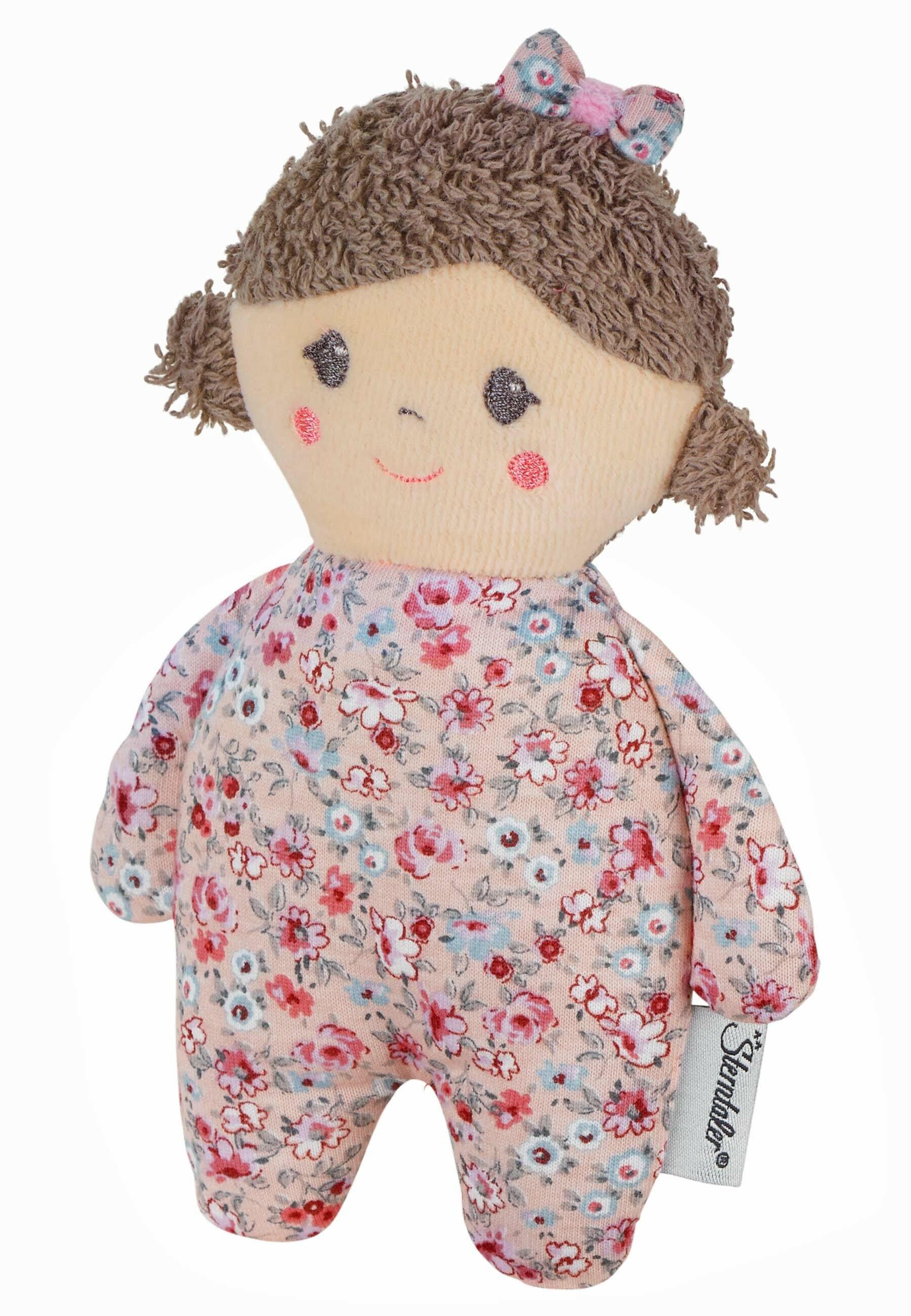 Spielpuppe Mädchen Amelie in Rosa, 16 cm