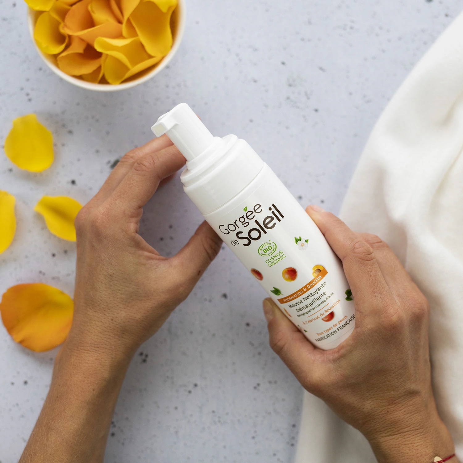 Gorgée de Soleil Pianka oczyszczająca i do demakijażu – certyfikat COSMOS ORGANIC