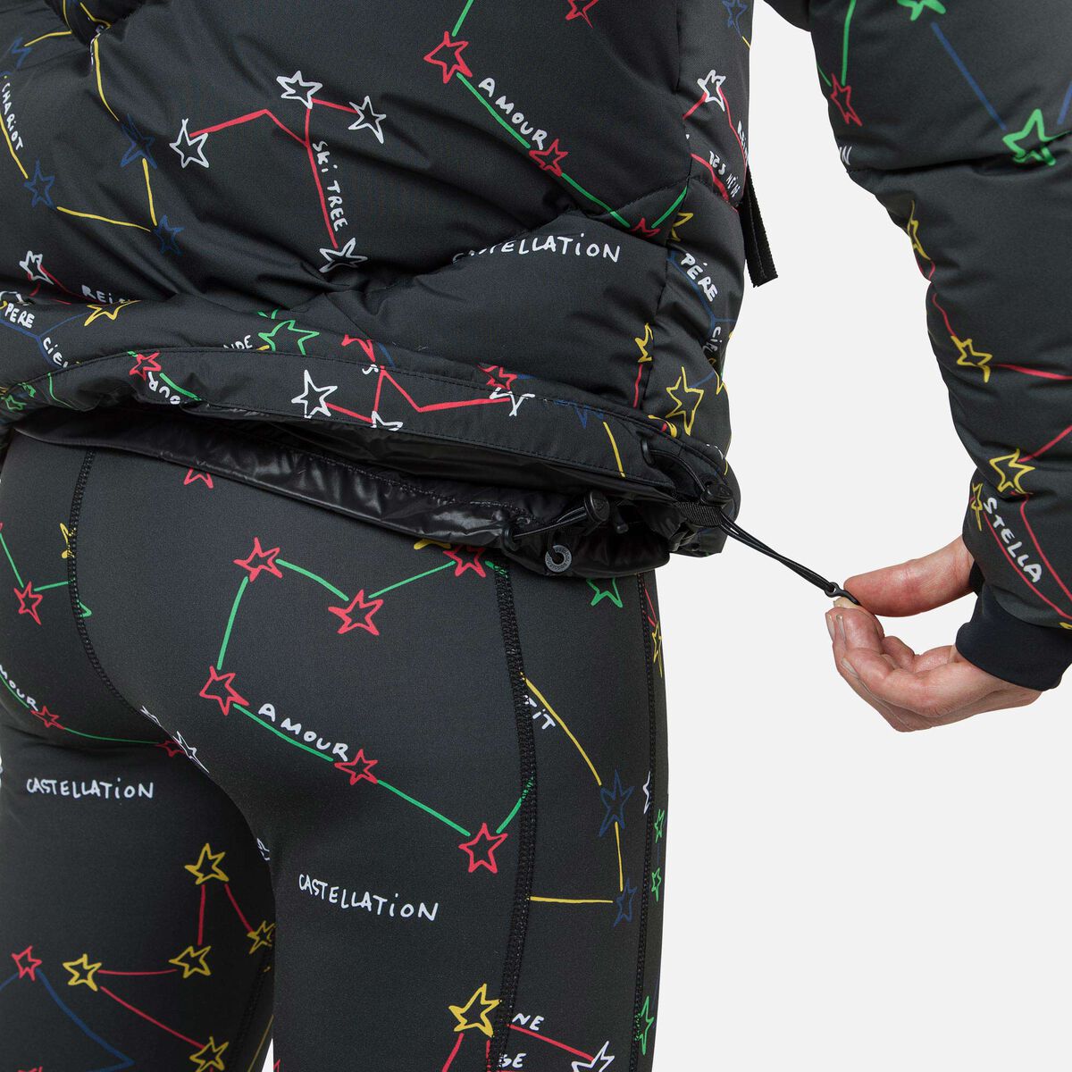 JCC Modul Printed Down Bomberjacke für Damen