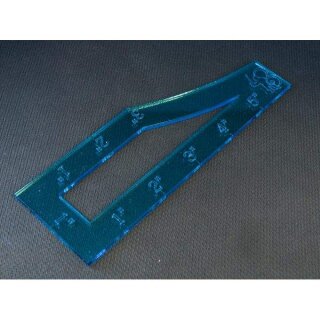 Asu 40K Template Blue (für Warhammer geeignet)