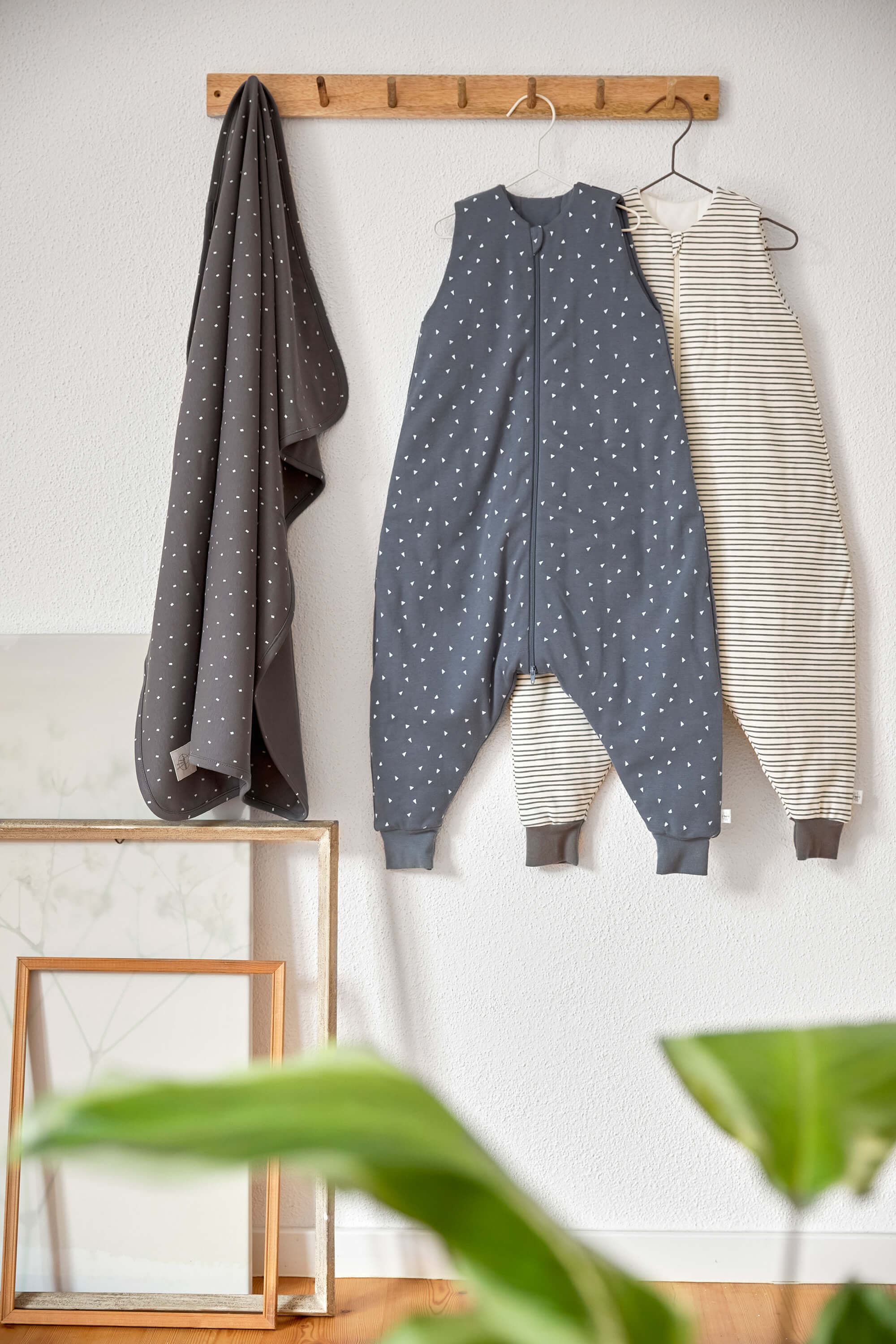 Kinder Schlafoverall 2,5 TOG, Triangle, Blau