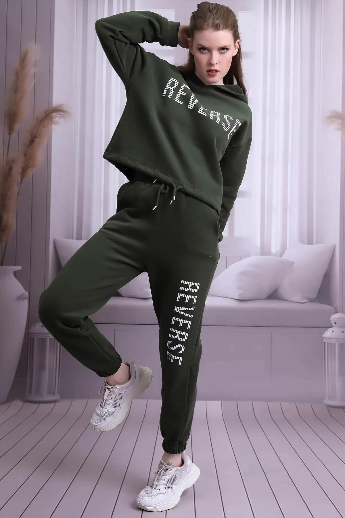 Deafox  Zweiteiler - Khaki - Regular Fit