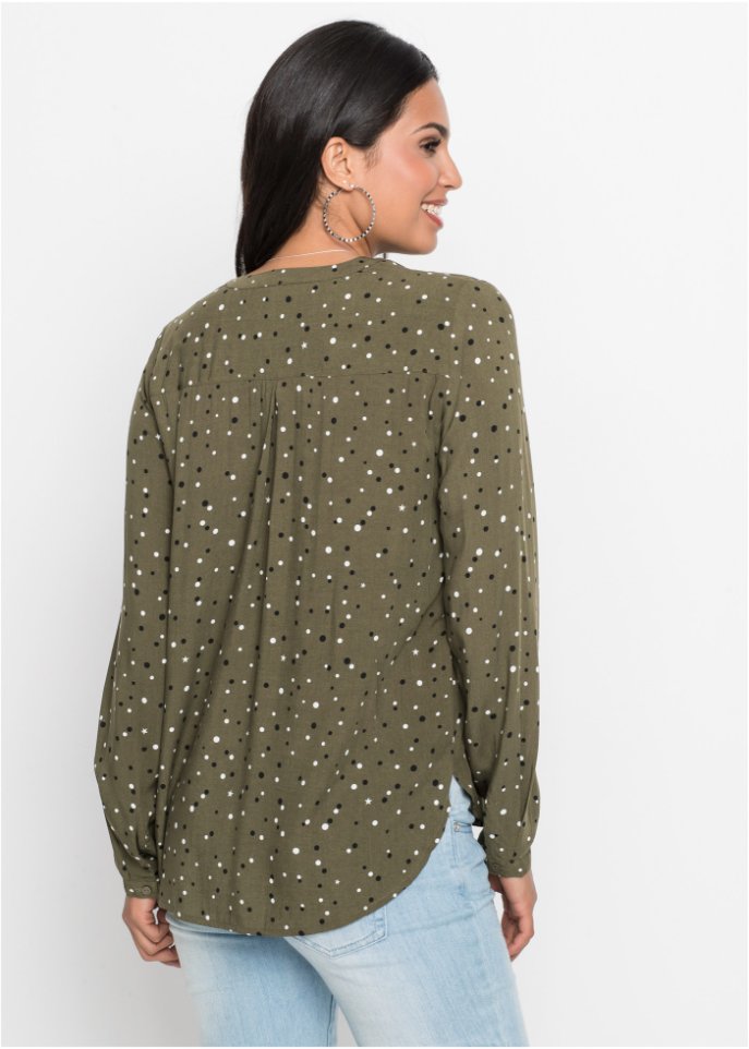 Bluse mit Pünktchen
