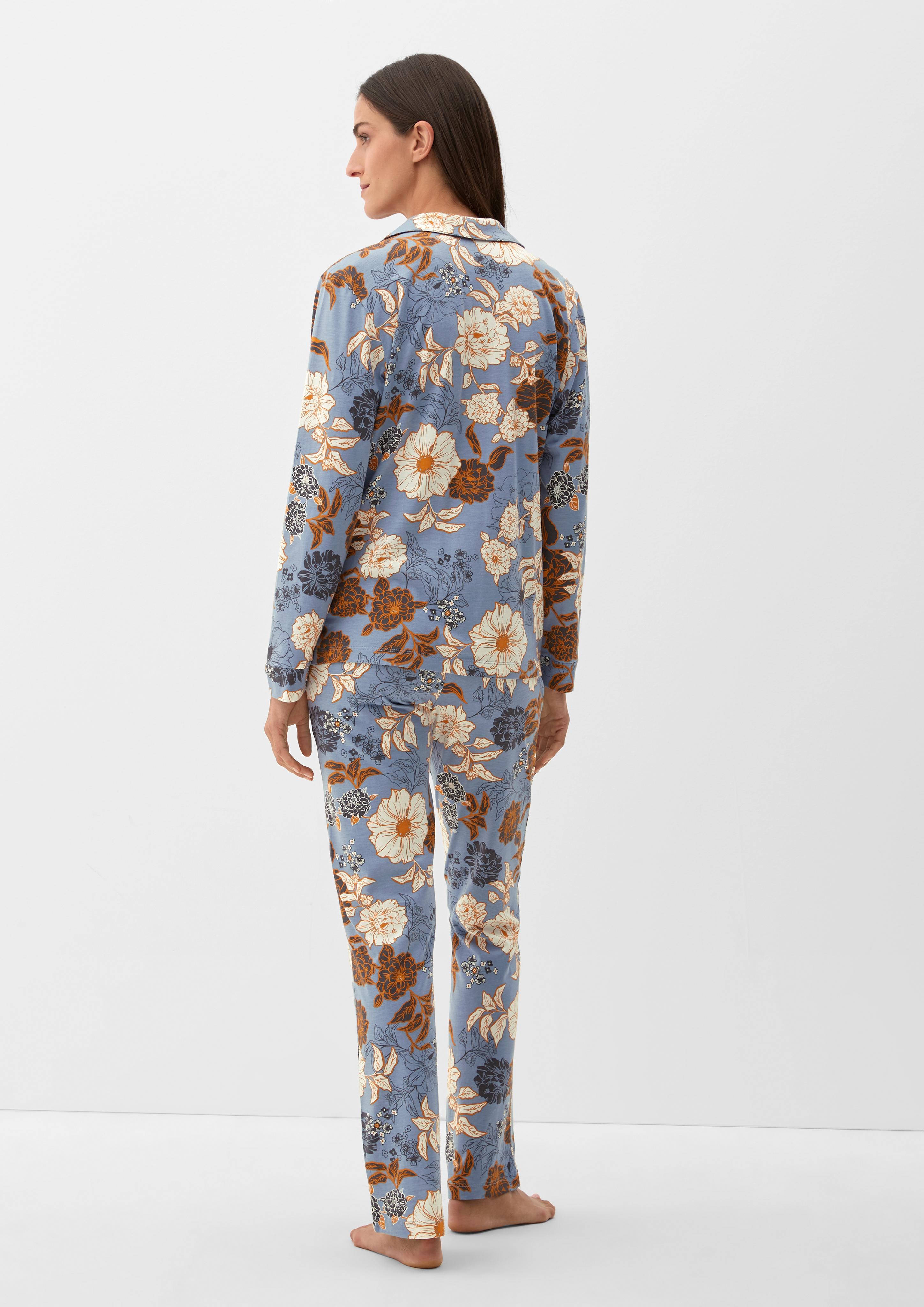 Pyjama aus Viskosemix  6007384-56A1