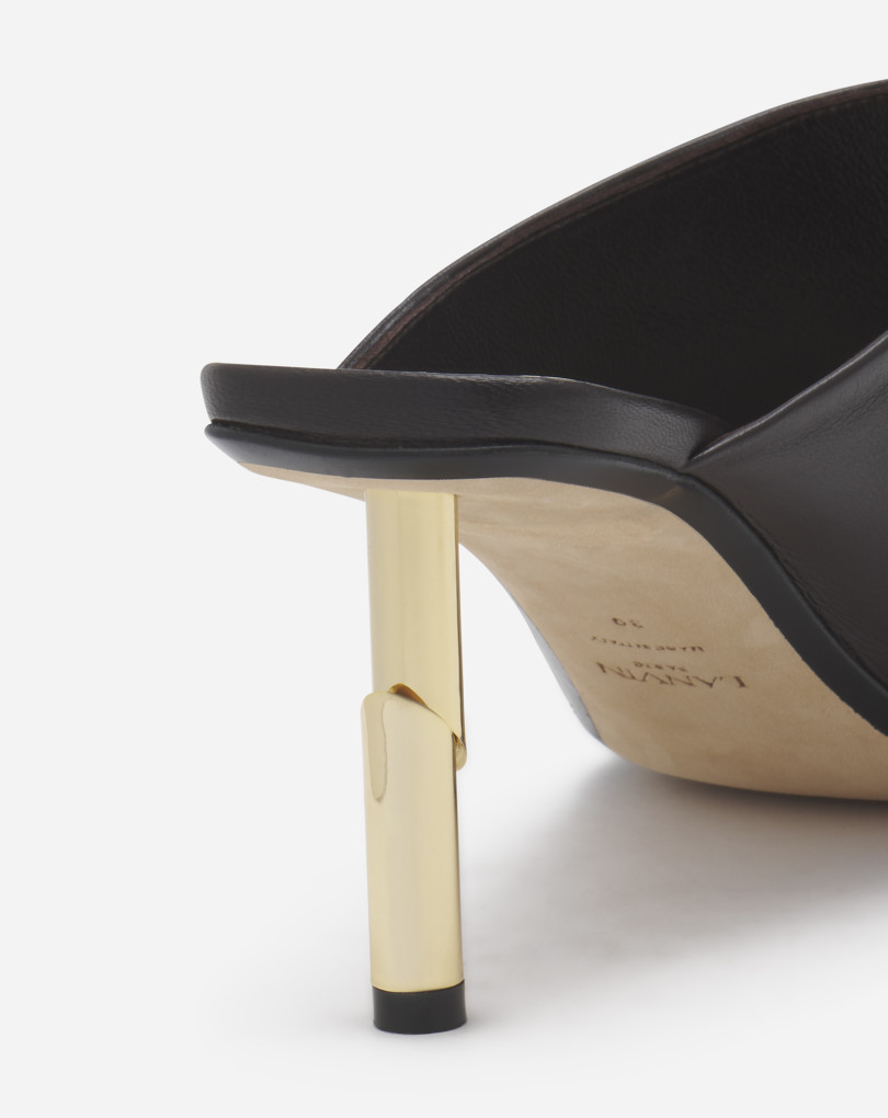 SANDALES MULES SEQUENCE BY LANVIN EN CUIR