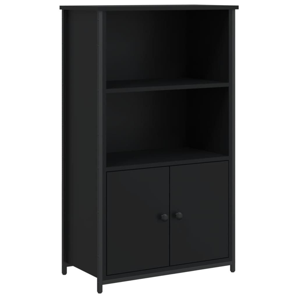 vidaXL Anrichte Highboard Schwarz 62x32x103,5 cm Holzwerkstoff