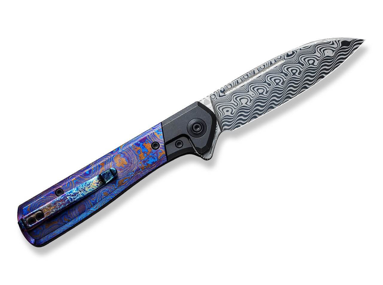 Soothsayer Damascus Purple Timascus