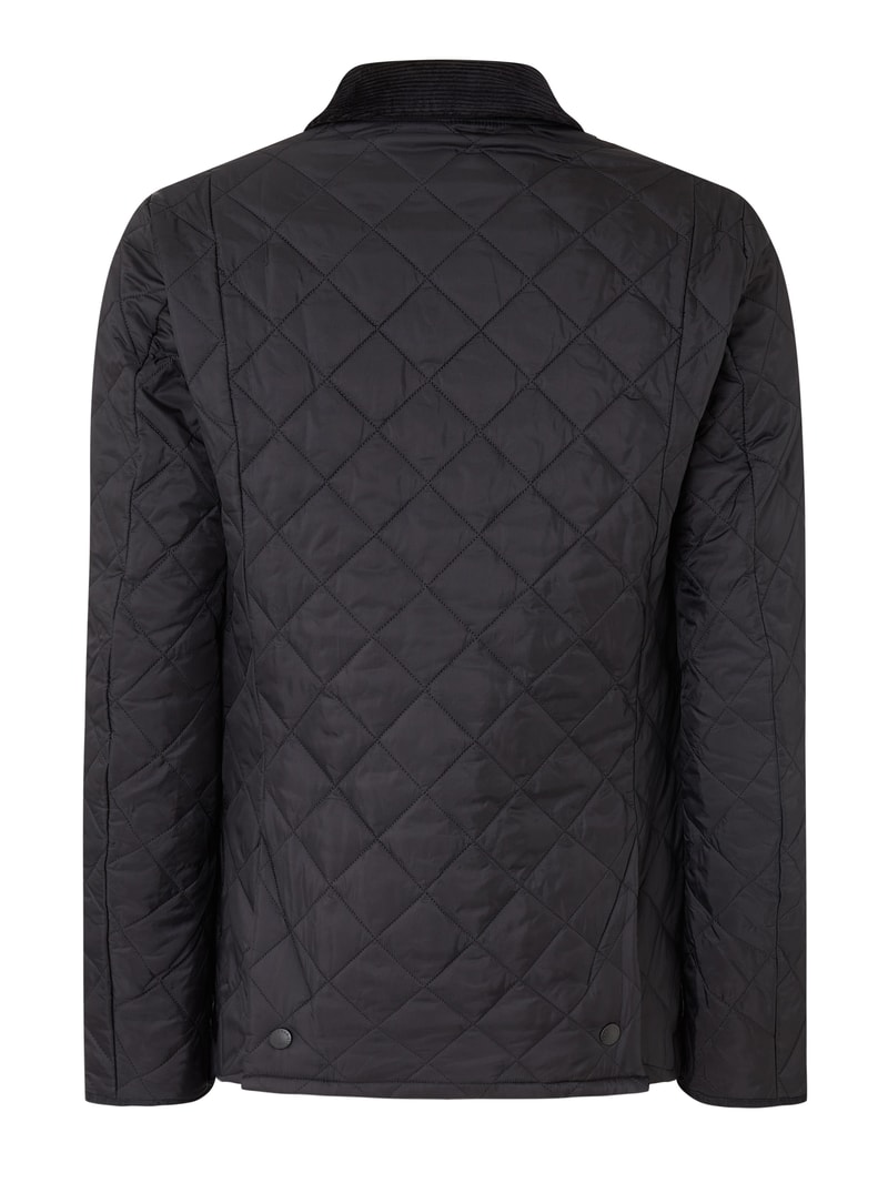 Steppjacke mit Wattierung in schwarz