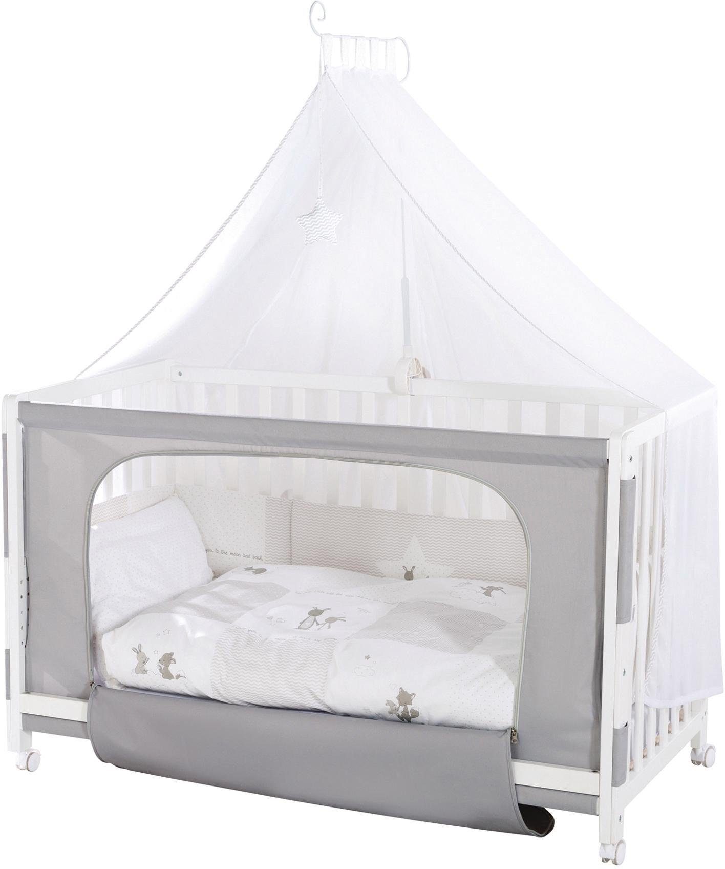 roba® Babybett Room Bed, Fox & Bunny, 6-tlg.