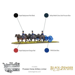 Black Powder Epic Battles: Waterloo - Prussian Horse Artillery Limber
