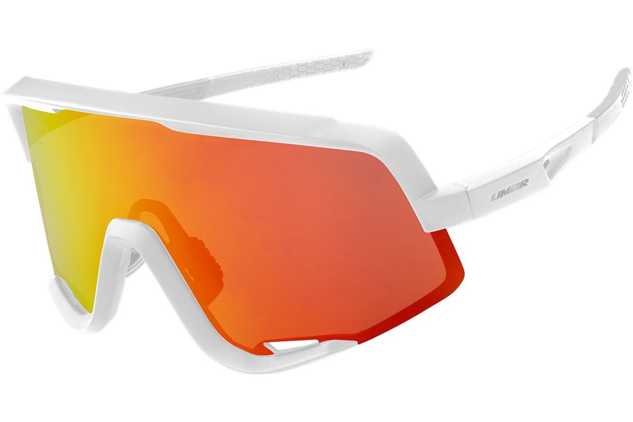 Limar Caos White - Red Mirror Lens