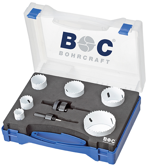 Bohrcraft 19011430006 Salzgenerator-Set HSSE-Co LS6-E 8-teilig 22 - 68 mm