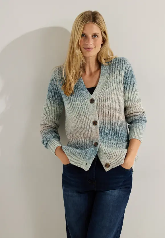 CECIL Cardigan mit Farbverlauf