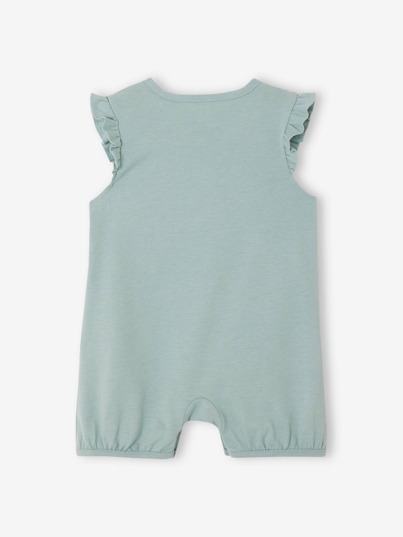 Vertbaudet 2er-Pack Baby Sommer-Overalls - mintgrün