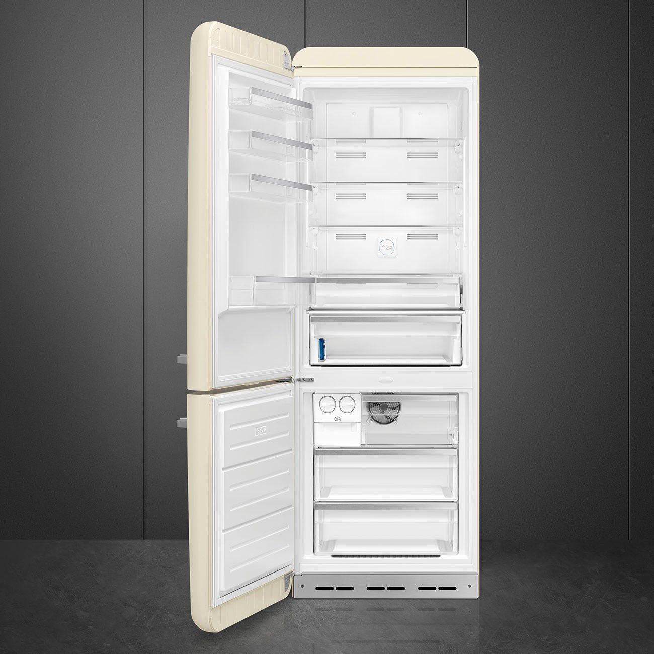 Smeg Kühl-/Gefrierkombination FAB38LCR5, 205 cm hoch, 70,6 cm breit