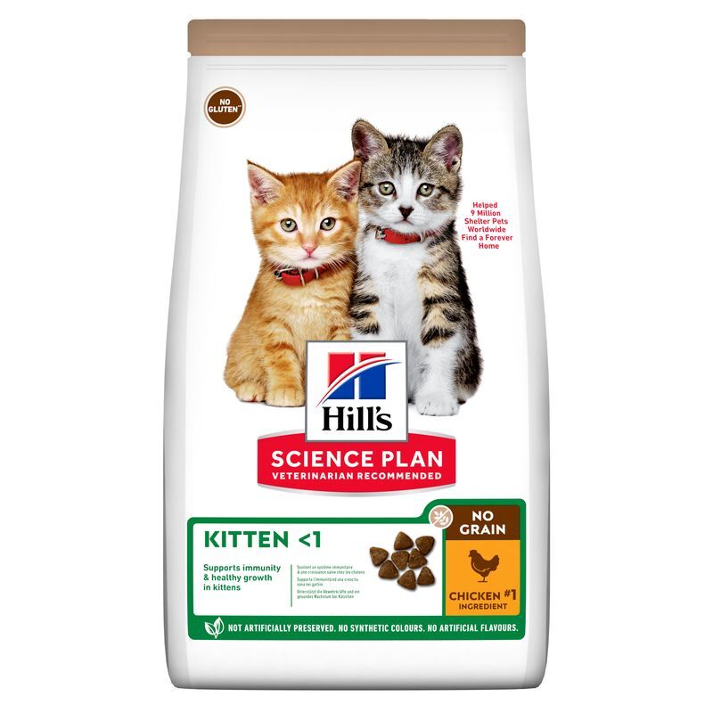 Hill's Trockenfutter Hill's Science Plan No Grain Kitten mit Huhn ohne Getreide 1,5 kg